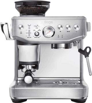 Sage THE BARISTA EXPRESS™ IMPRESS STŘÍBRNÝ + Předplatné Baseline Coffee na 6 měsíců za 1 Kč